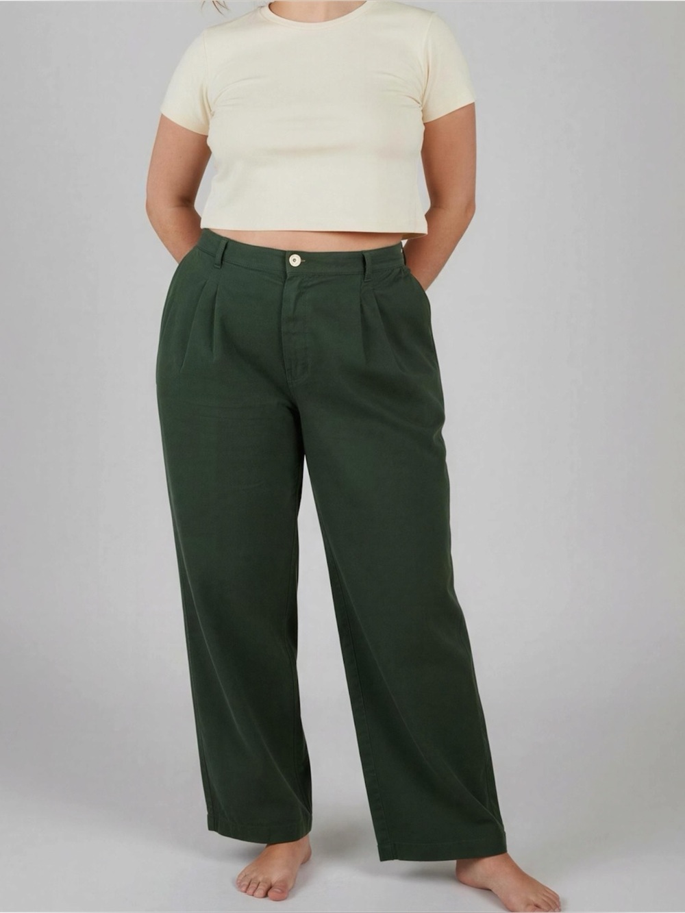 BIG BUD PRESS Trousers, Swamp Green, 0XL (Petite)